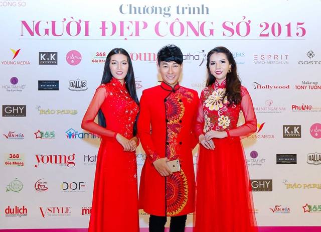 Designer Ngoc Long and runner-up Mai Tram attract attention among the 
